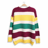 Mardi Gras Color Block Sweater - Madeline Love - Flyclothing LLC
