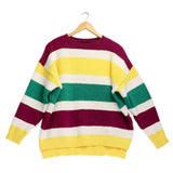 Mardi Gras Color Block Sweater - Madeline Love - Flyclothing LLC