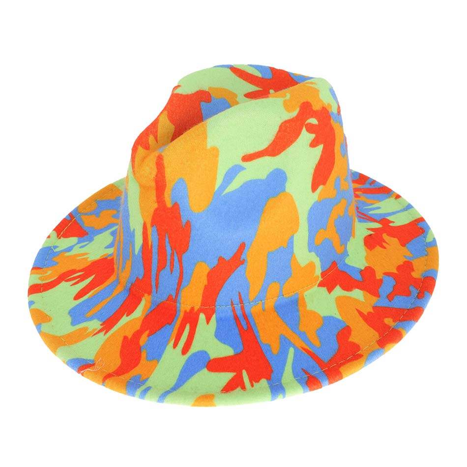 Abstract Patterned Panama Hat - Madeline Love - Flyclothing LLC