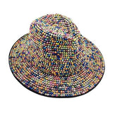 Bling Studded Panama Hat - Madeline Love - Flyclothing LLC