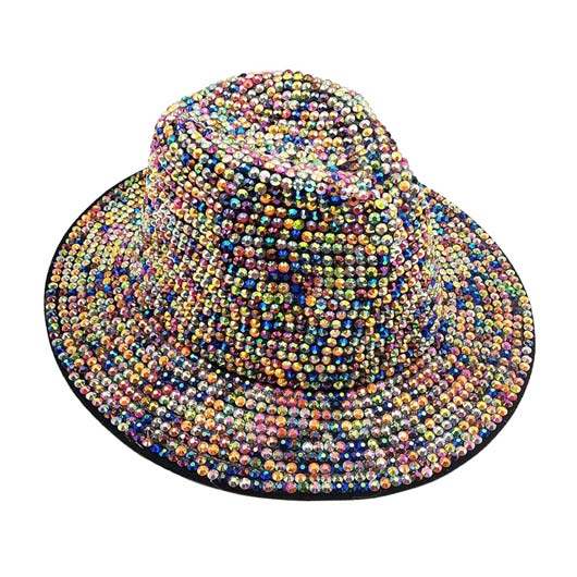 Bling Studded Panama Hat - Madeline Love - Flyclothing LLC