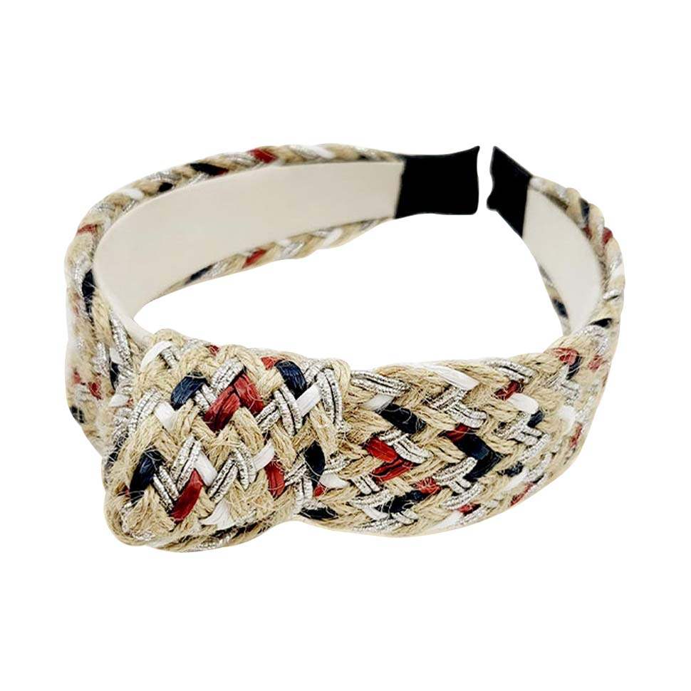 Braided Burnout Knot Headband - Madeline Love - Flyclothing LLC