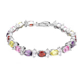 CZ Round Oval Cluster Evening Bracelet - Madeline Love - Flyclothing LLC