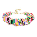 Chunky Beads Abstract Spiral Bracelet - Madeline Love - Flyclothing LLC