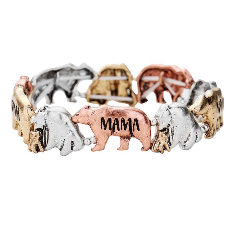 Mama Metal Stretch Bracelet - Madeline Love - Flyclothing LLC