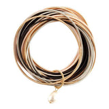Freshwater Pearl Charm Guitar String Stackable Bracelet - Madeline Love - Flyclothing LLC