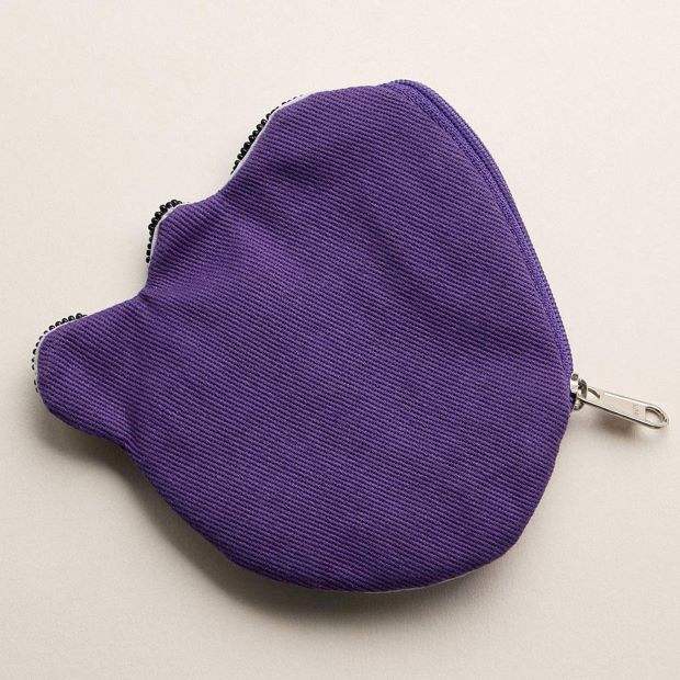 Mardi Gras Cool Alligator Seed Beaded Mini Pouch Bag - Madeline Love - Flyclothing LLC