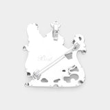 Metal Santa Claus Pin Brooch Pendant - Madeline Love - Flyclothing LLC