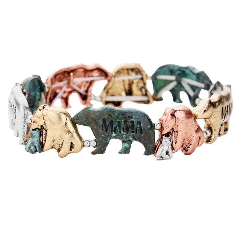 Mama Metal Stretch Bracelet - Madeline Love - Flyclothing LLC