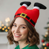 Plush Santa Chimney Christmas Hat - Madeline Love - Flyclothing LLC