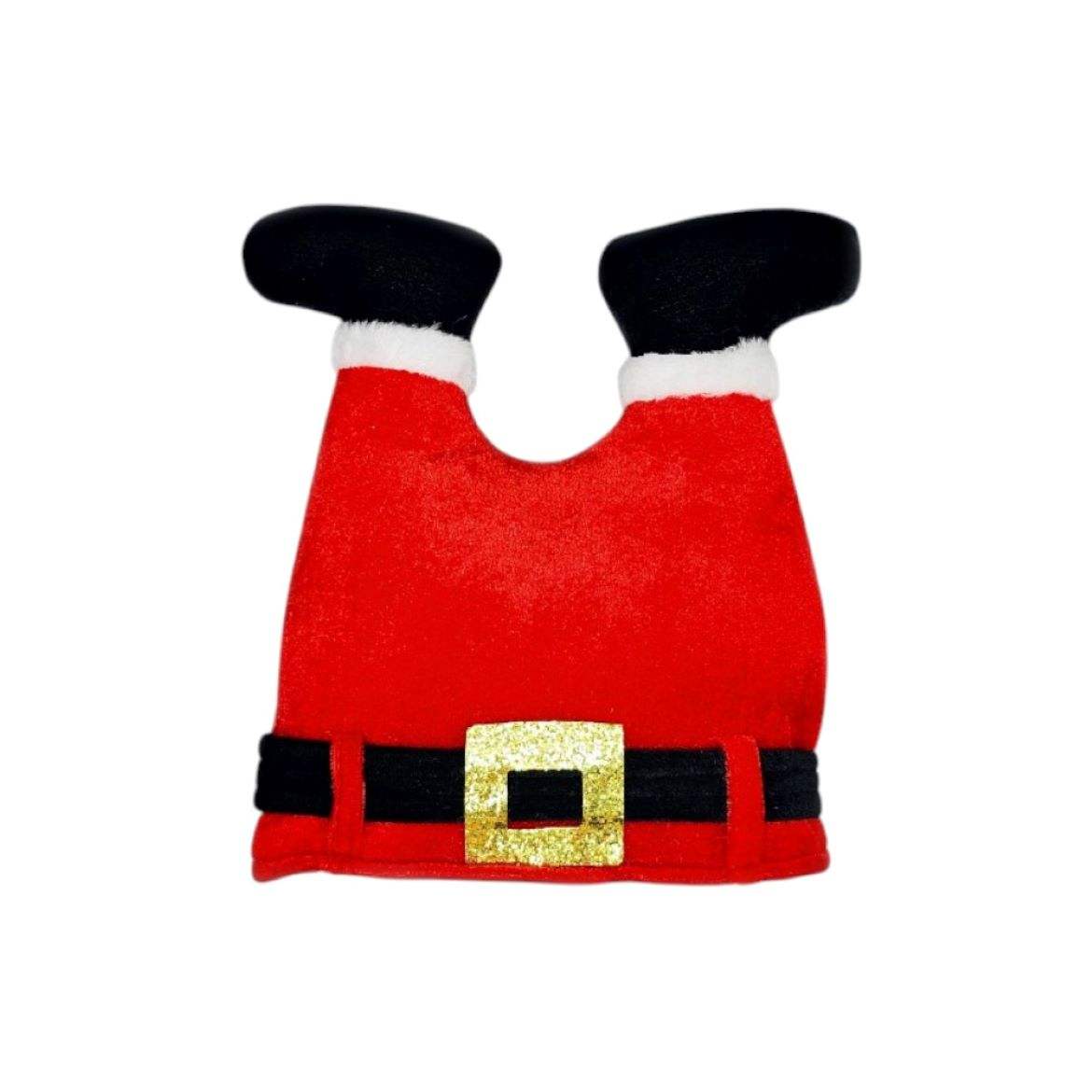 Plush Santa Chimney Christmas Hat - Madeline Love - Flyclothing LLC