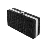 Studded Bling Rectangle Evening Clutch Crossbody Bag - Madeline Love - Flyclothing LLC