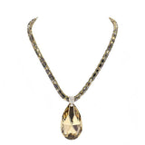 Teardrop Pendant Bling Necklace - Madeline Love - Flyclothing LLC