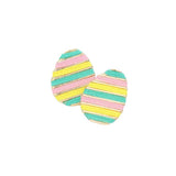 Thread Wrapped Easter Egg Stud Earrings - Madeline Love - Flyclothing LLC