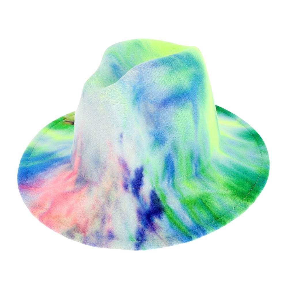 Tie Dye Patterned Panama Hat - Madeline Love - Flyclothing LLC