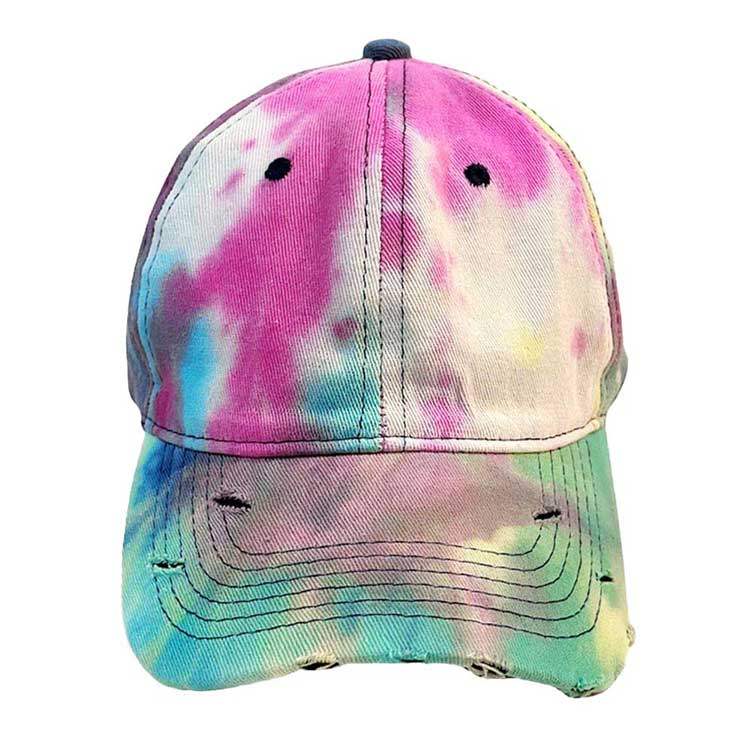 Tie Dye Vintage Baseball Cap - Madeline Love - Flyclothing LLC