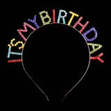 It's My Birthday Rhinestone Headband - Madeline Love - Flyclothing LLC