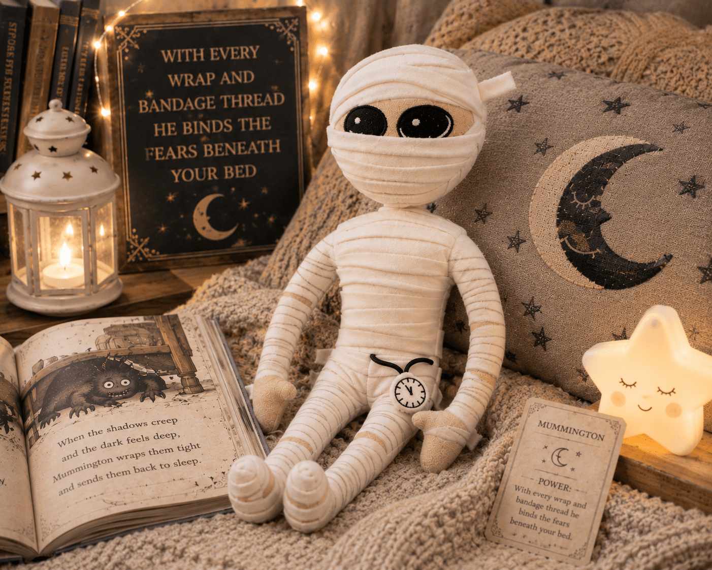Mummington Plush. Glow in the dark watch - Alchemy of England - Flyclothing LLC