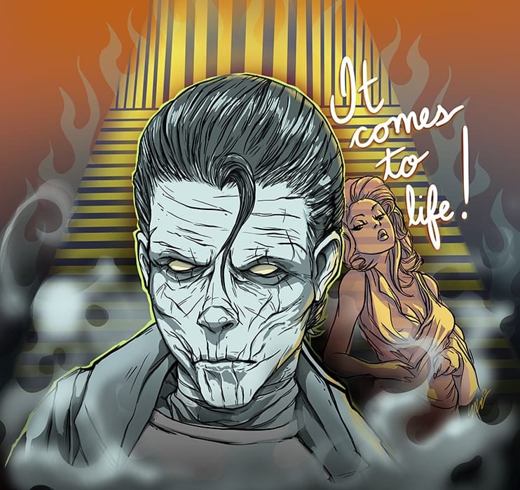 Black Market Art Company Mummy Life Print