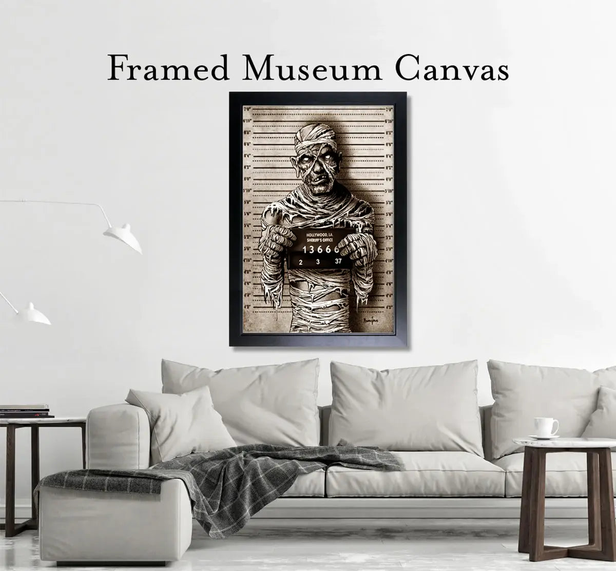 Black Market Art Company Mummy Mugshot Print - Black Market Art Company - Flyclothing LLC