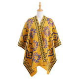 Beautiful Boho Patterned Front Pockets Poncho - Madeline Love - Flyclothing LLC