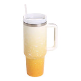 Gradient 40oz Double Wall Stainless Steel Tumbler With Handle - Madeline Love - Flyclothing LLC