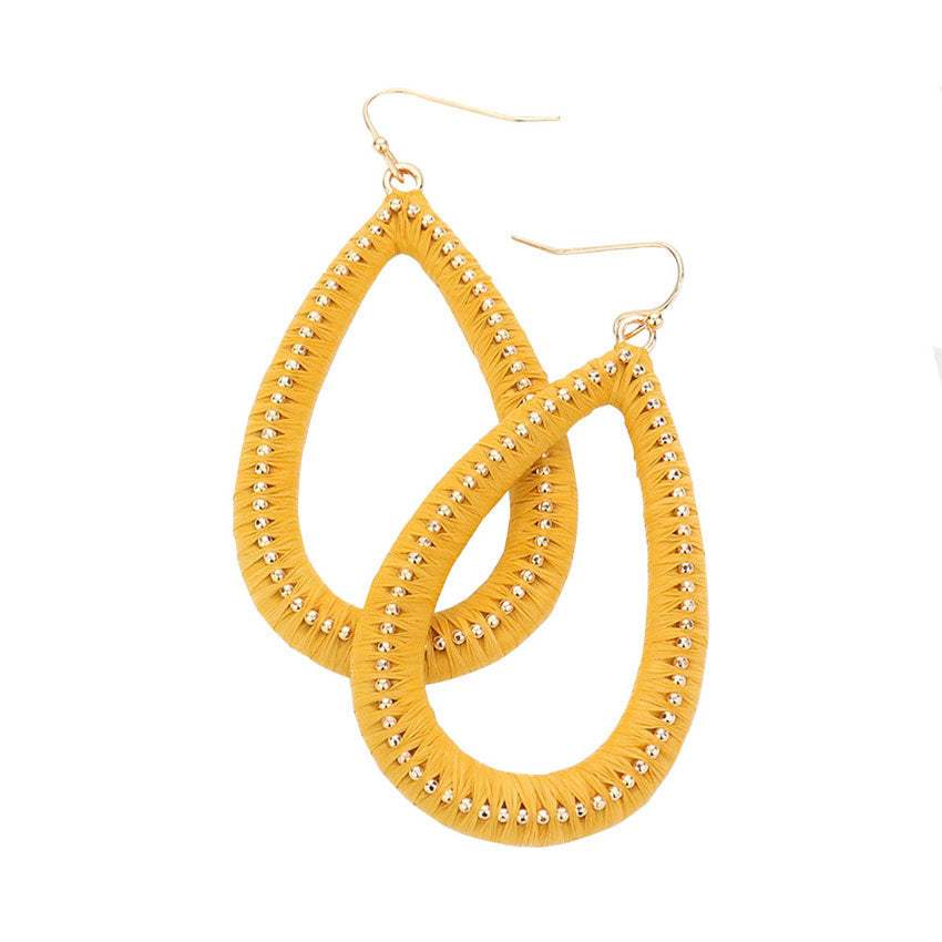 Open Teardrop Dangle Earrings - Madeline Love - Flyclothing LLC