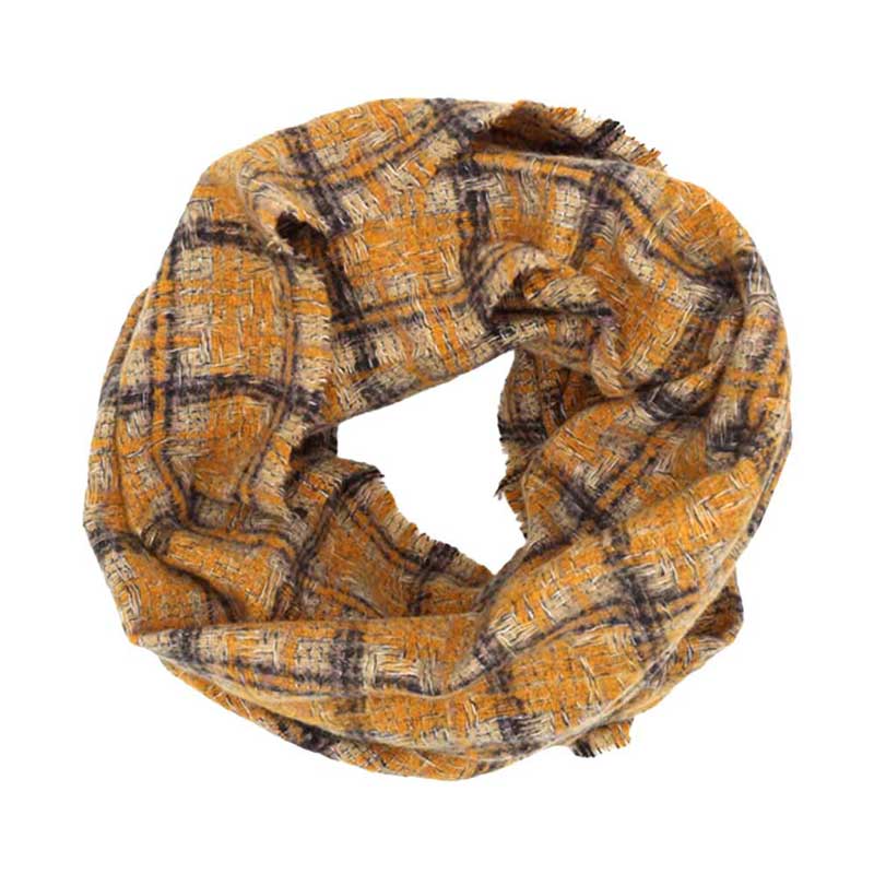 Plaid Check Infinity Scarf - Madeline Love - Flyclothing LLC