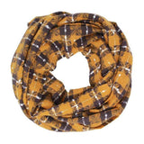 Plaid Check Infinity Super Soft Scarf - Madeline Love - Flyclothing LLC