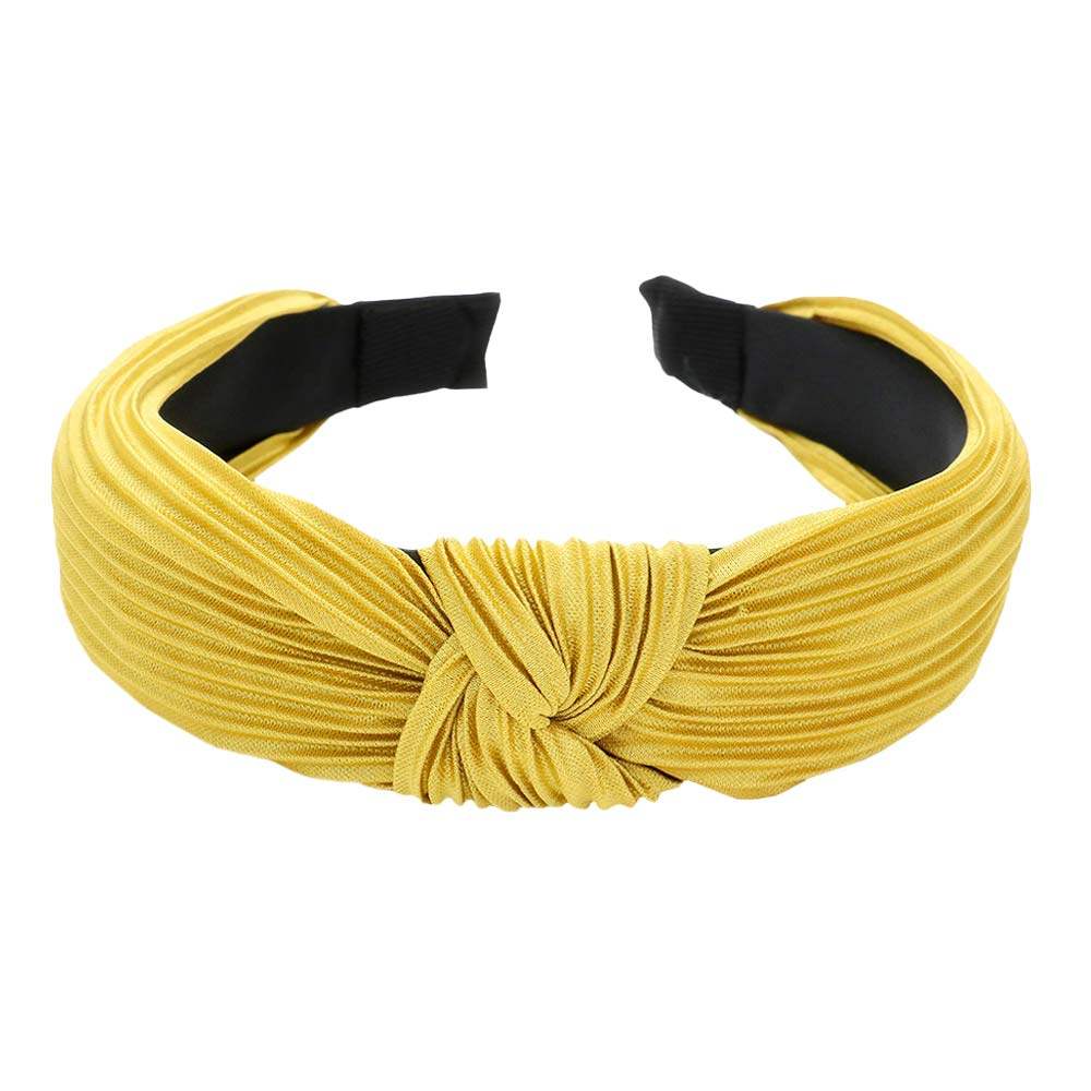 Pleated Knot Burnout Headband - Madeline Love - Flyclothing LLC