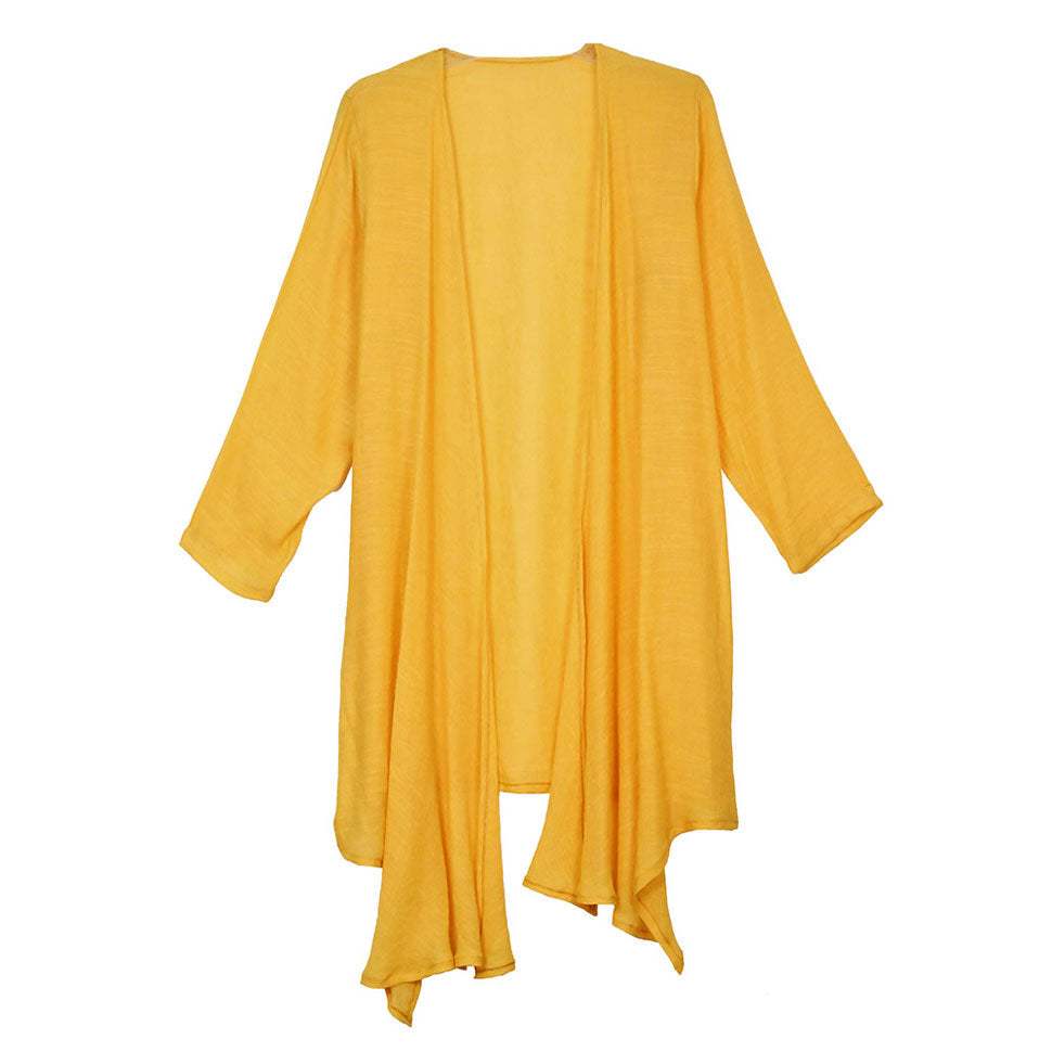 Solid Long Cardigan - Madeline Love - Flyclothing LLC