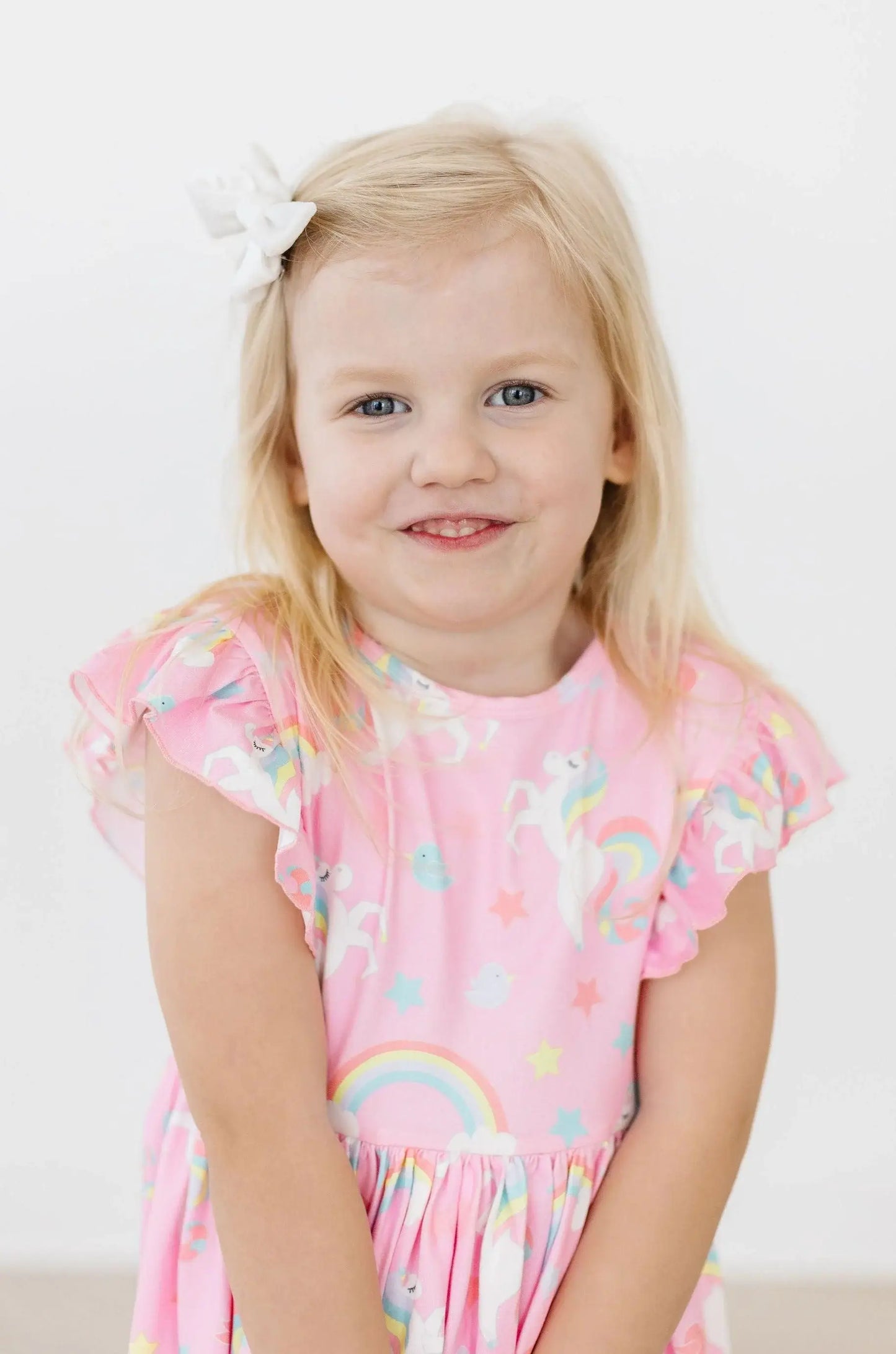 My Little Unicorn Flutter Sleeve Twirl Dress - Mila & Rose ® - Flyclothing LLC