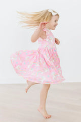 My Little Unicorn Flutter Sleeve Twirl Dress - Mila & Rose ® - Flyclothing LLC