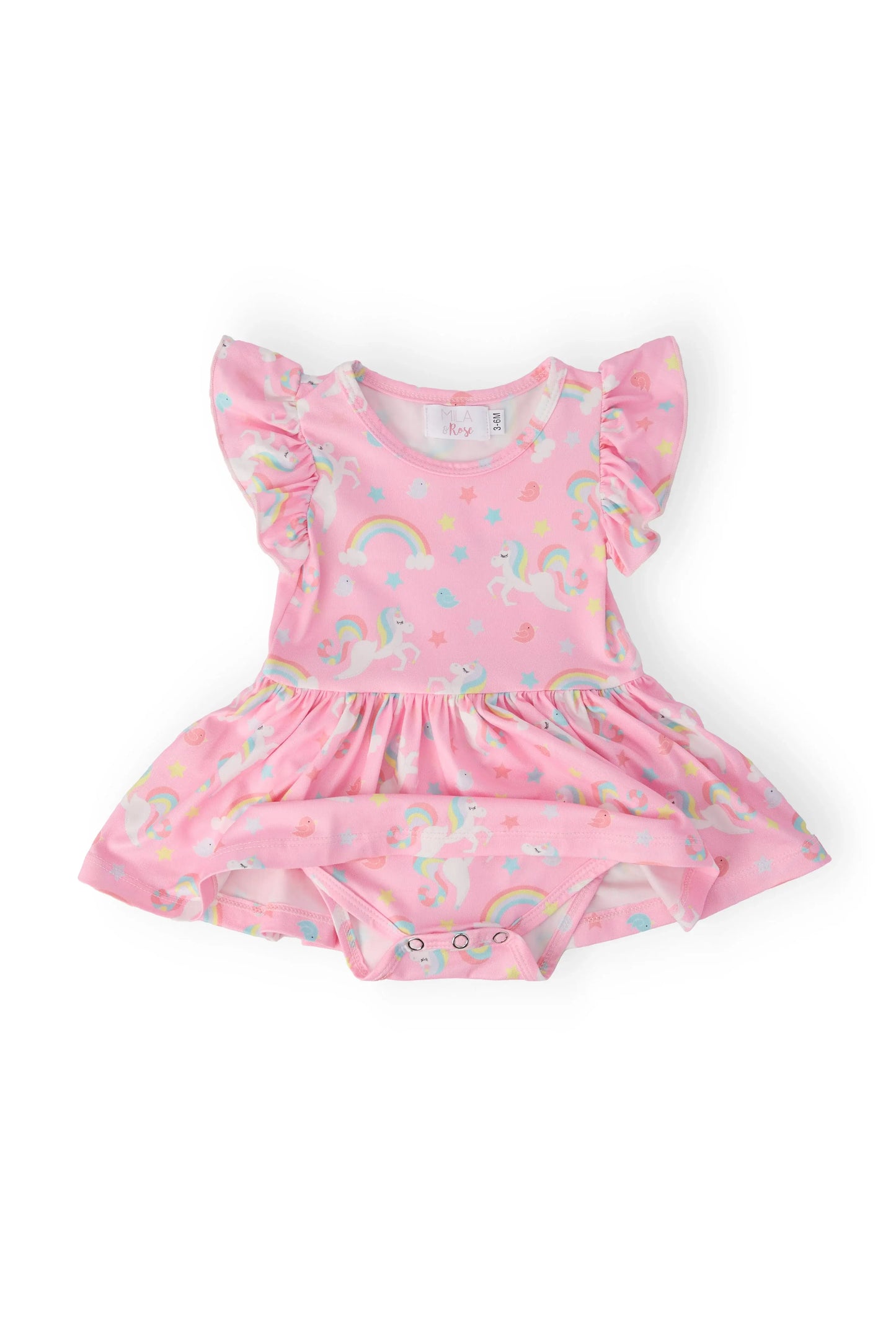 My Little Unicorn S/S Flutter Twirl Bodysuit - Mila & Rose ® - Flyclothing LLC