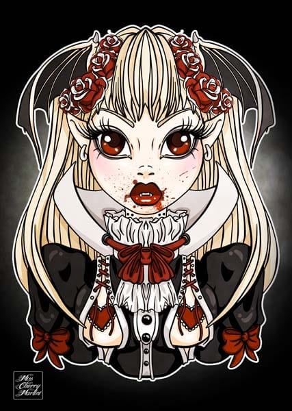 Black Market Art Company My Little Vampire Print