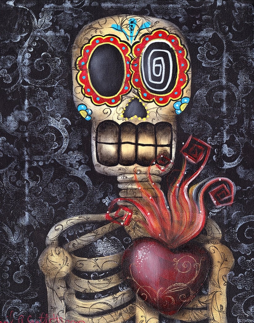 Black Market Art Company My Sacred Heart Print