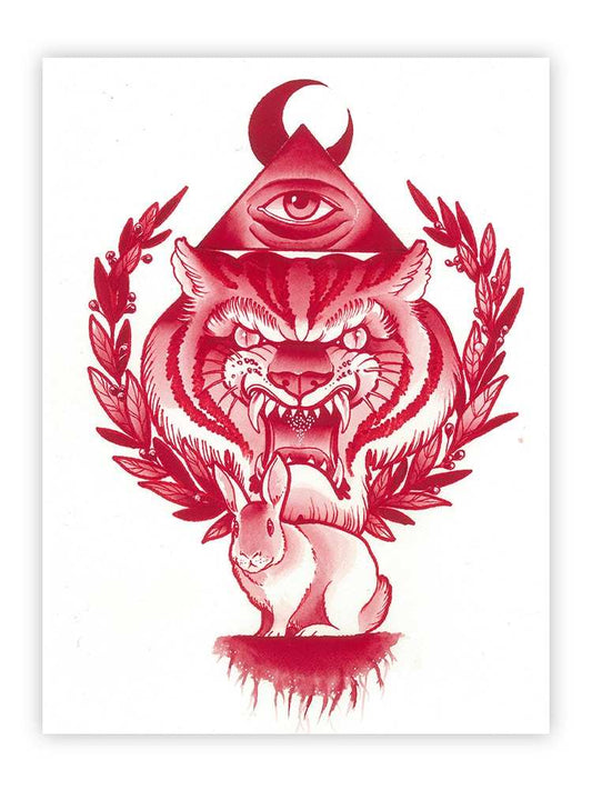 Black Market Art Company Mystic Tiger Print - Black Market Art Company - Flyclothing LLC