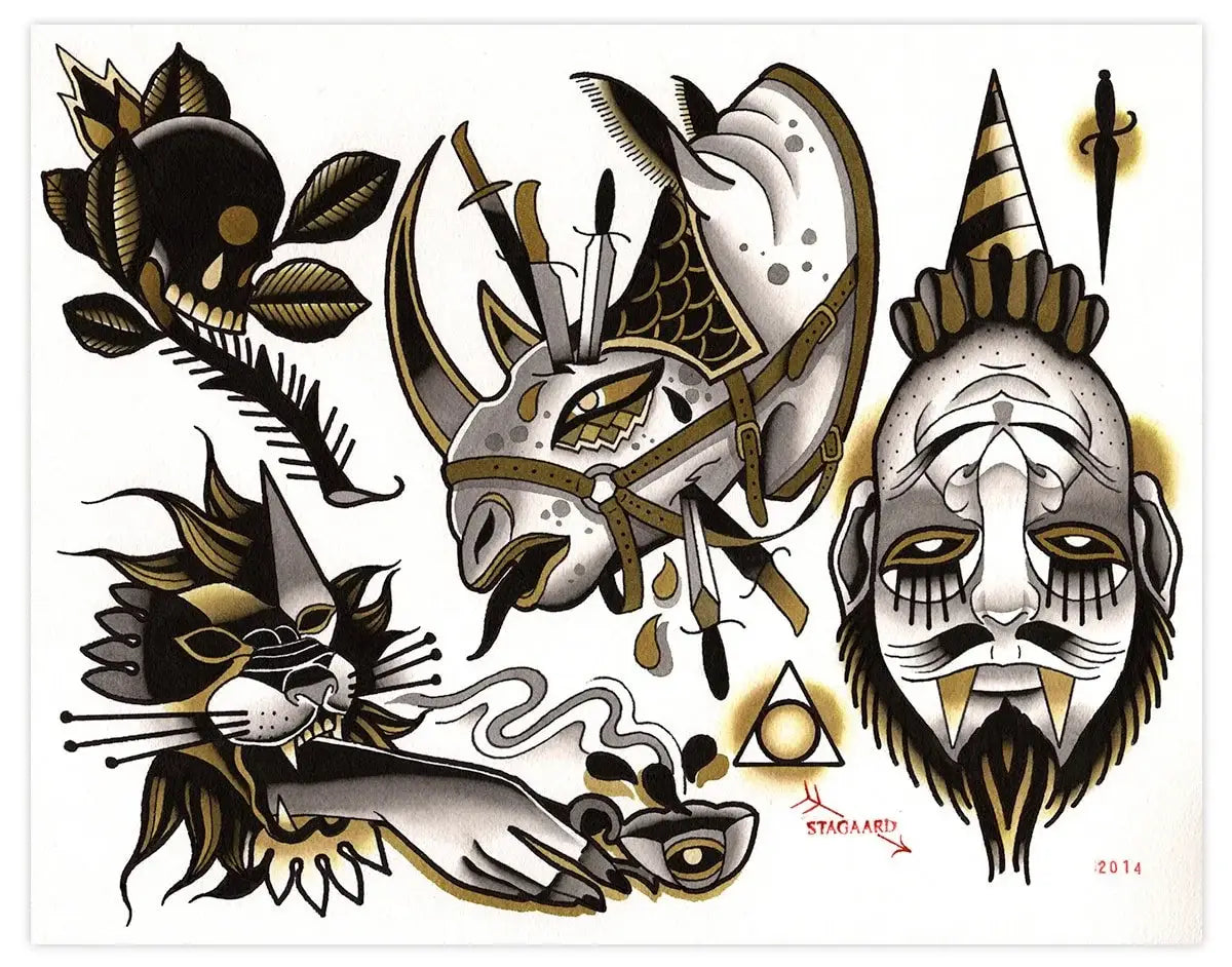 Black Market Art Company Mystic Print - Black Market Art Company - Flyclothing LLC