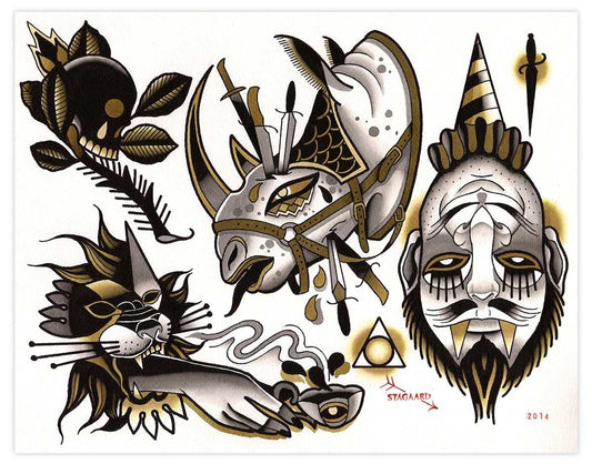 Black Market Art Company Mystic Print - Black Market Art Company - Flyclothing LLC