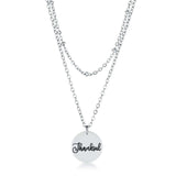 Delicate Stainless Steel Thankful Necklace - JGI