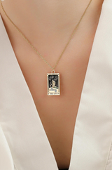 Tarot Card Necklace - Wimsico - Flyclothing LLC