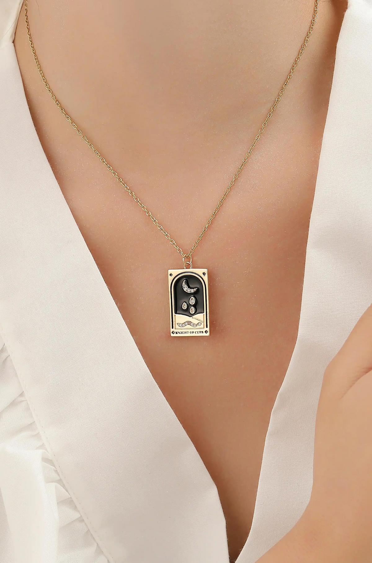 Tarot Card Necklace - Wimsico - Flyclothing LLC