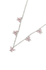 Crystal Butterfly Necklace - Wimsico - Flyclothing LLC