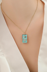 Tarot Card Necklace - Wimsico - Flyclothing LLC