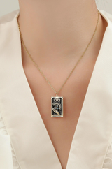 Tarot Card Necklace - Wimsico - Flyclothing LLC