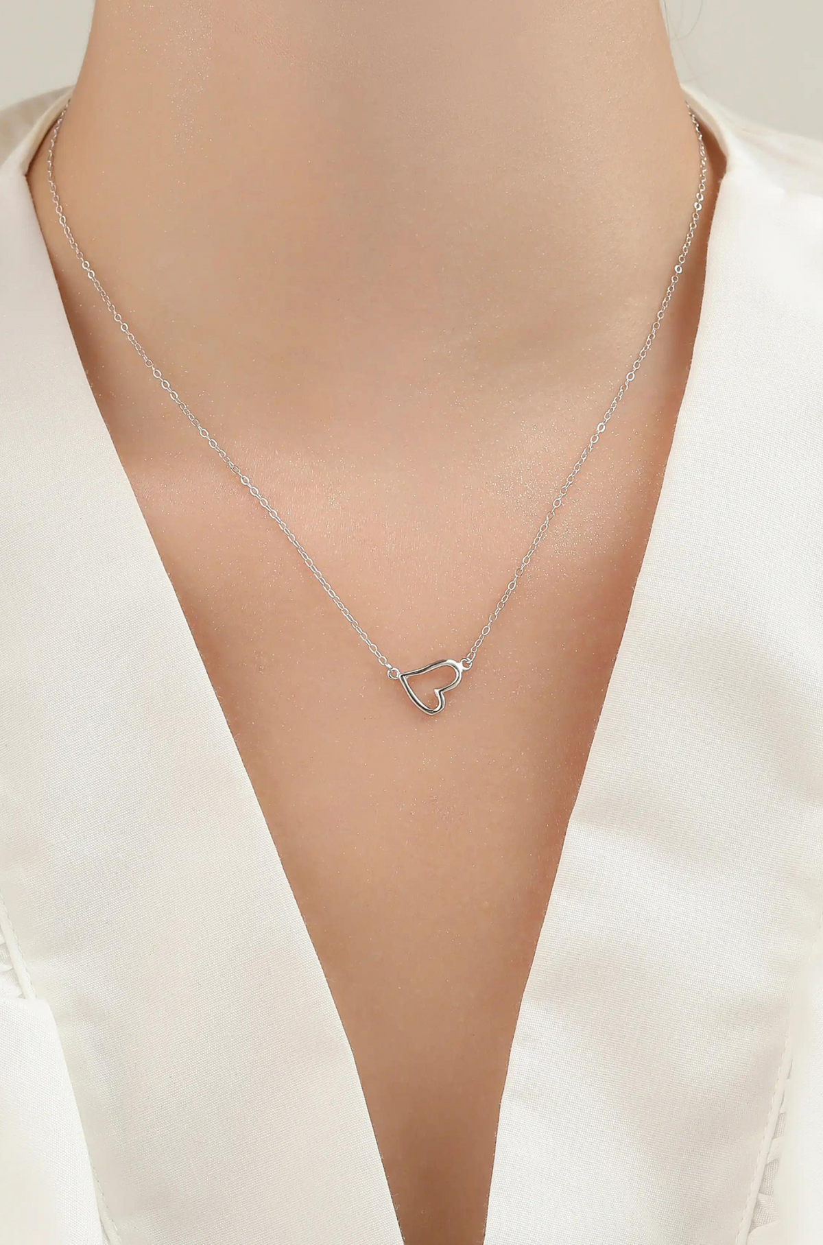 Floating Heart Necklace