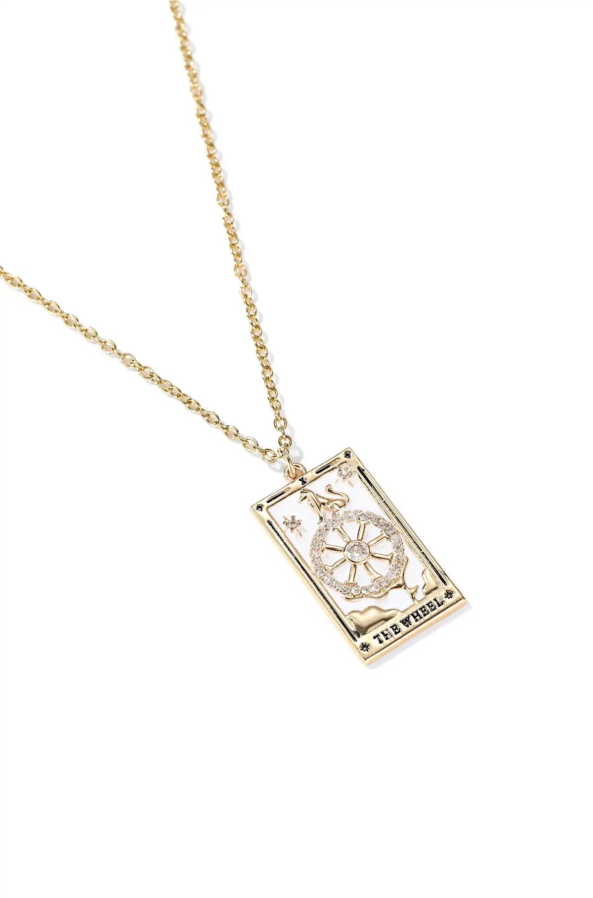 Tarot Card Necklace - Wimsico - Flyclothing LLC