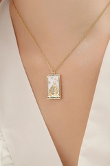 Tarot Card Necklace - Wimsico - Flyclothing LLC