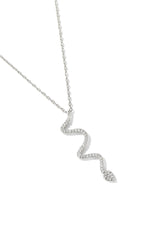 Rhinestone Snake Necklace