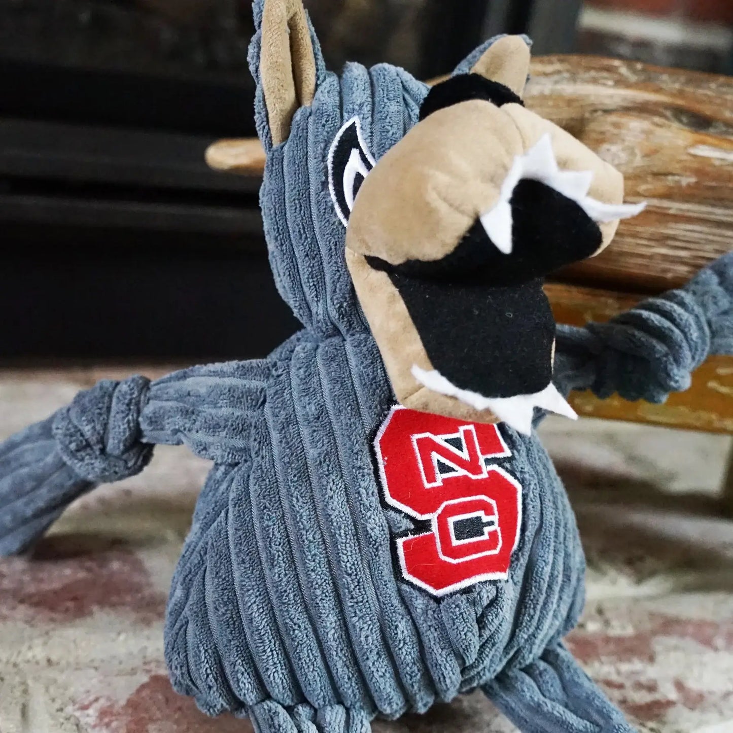 NCAA North Carolina State University, Mr. Wuf Knottie® Plush Dog Toy - HuggleHounds - Flyclothing LLC